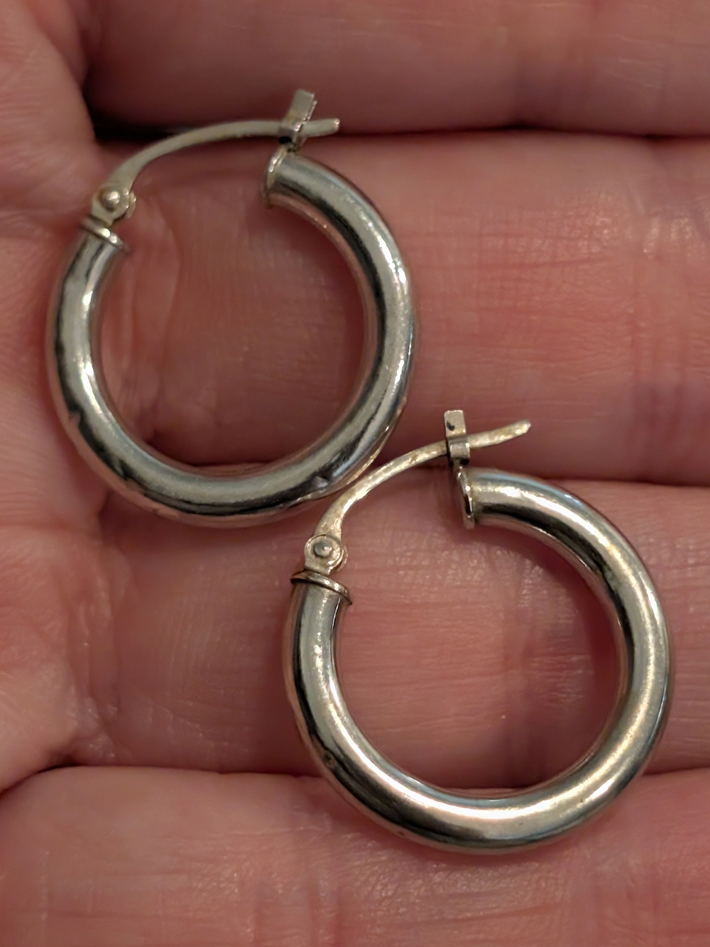 Sterling Silver Hoop Earrings - Classic Silver Hoops